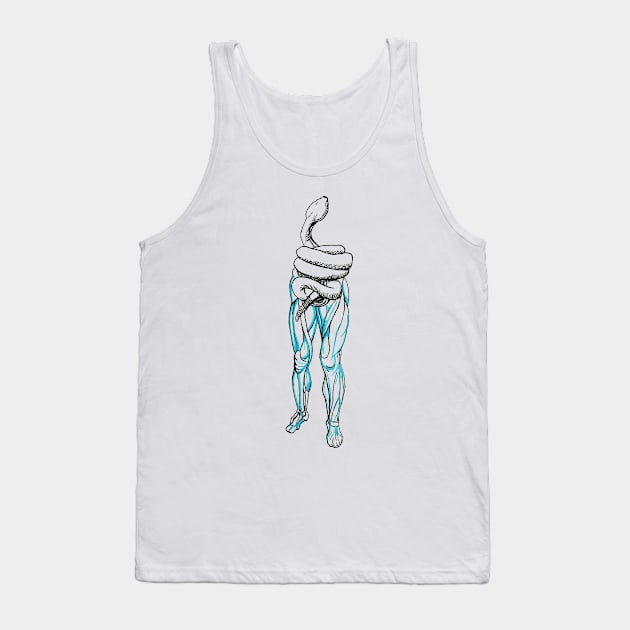 Whoops!  Torso is a Snake Now Tank Top by RaLiz